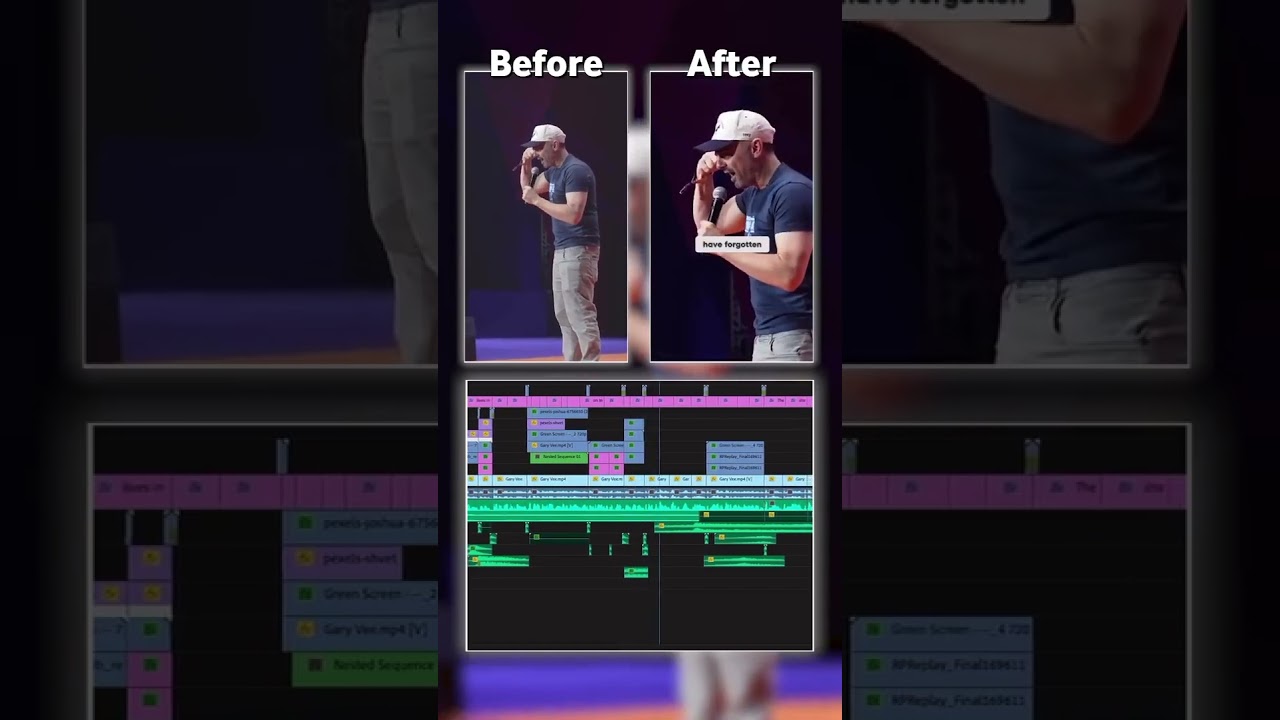 Before and after effect