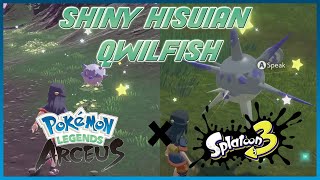 The Splatoon Pokémon! Shiny Hisuian Qwilfish Reaction!