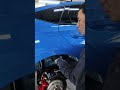 シビッククォーターのヘコミを塗装しないデントリペアで修理