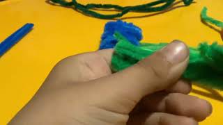 How To make a Minecraft Zombie out of Pipe Cleaners (Fuzzy French Fry did it first)