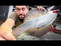 TESTANDO a CNC plasma para CUTELARIA com aço de DISCO de SERRA