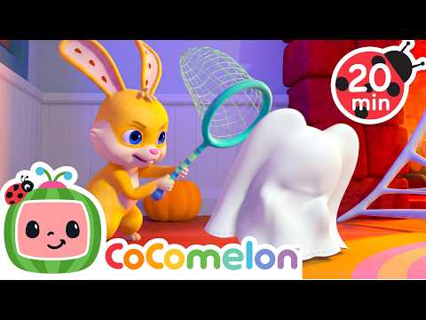 Spooky Ghost Mystery! 👻 CoComelon Animal Time | Nursery Rhymes