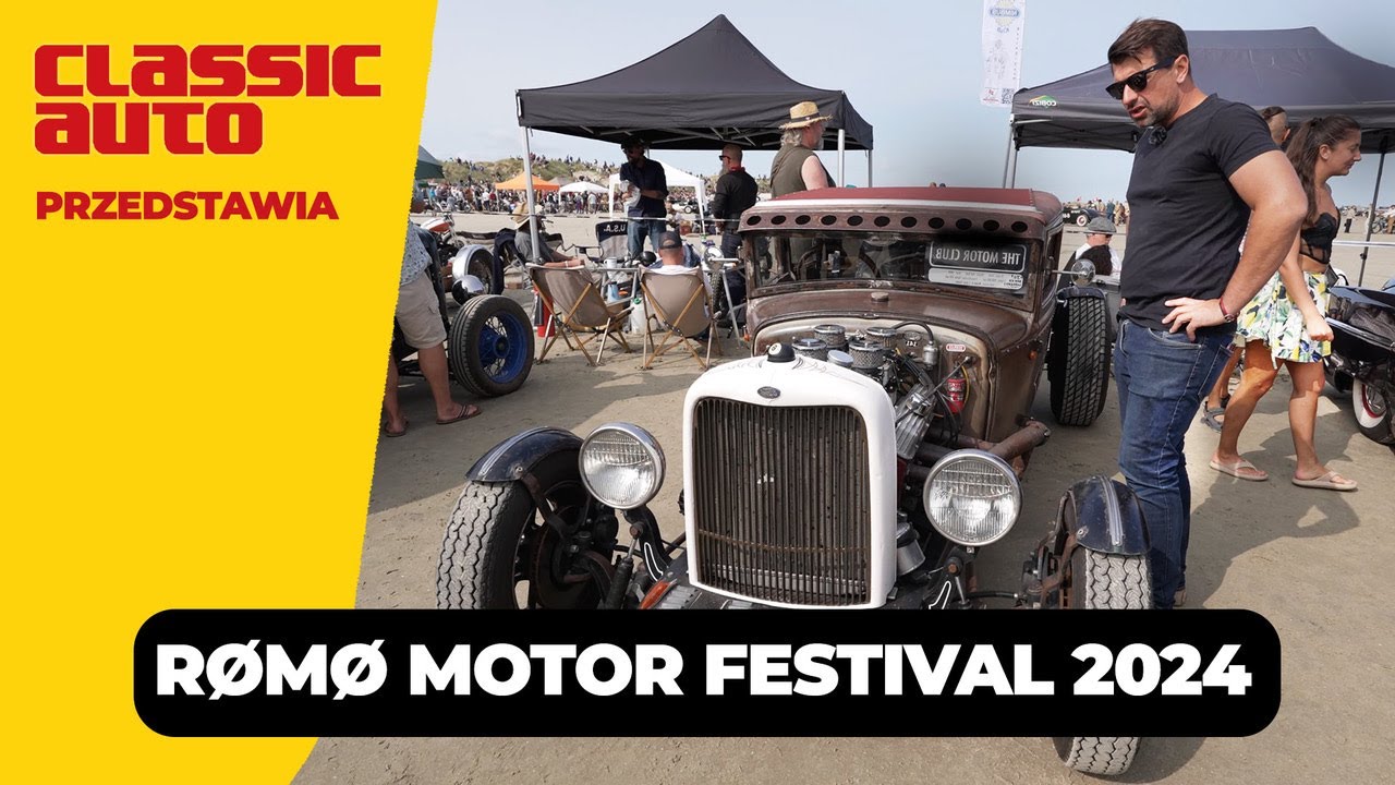Patryk Mikiciuk na szalonym wyścigu klasyków na plaży w Danii! (PL 4K) | Classicauto