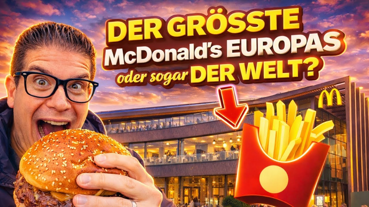 Neu - Der größte McDonald’s der Welt oder Europas?! Unser Test im Disneyland Paris! 🍟✨