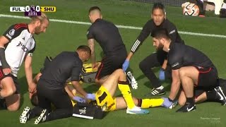 Chris Basham broken Leg injury vs Fulham vs Sheffield United, Pray for Chris Basham Injury vs Fulham