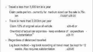 Specific deductions: Part 2