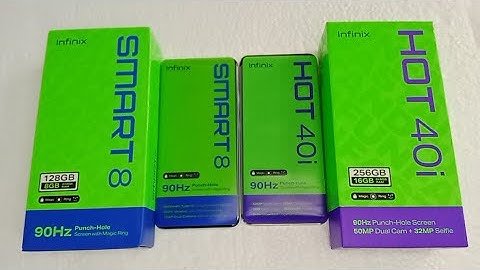 infinix Hot 40i vs infinix smart 8 : Speed test