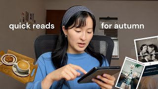 a cozy fall reading vlog 📖🍵 books i'm still thinking about & getting back into writing again