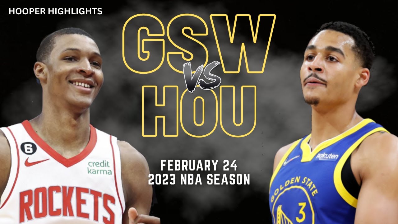 Golden State Warriors vs Houston Rockets Full Game Highlights 24 NBA Season - YouTube