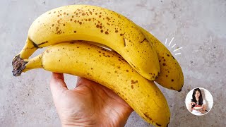 Sí tienes Bananas Maduras prepáralas Así...| Postre Helado Sin Azúcar y Sin Lácteos Auxy