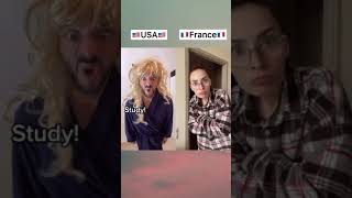 France vs usa (TikTok stars) Shorts