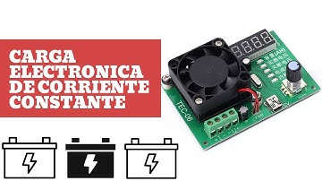 Carga Electrónica de Corriente Constante