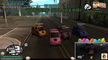 Go go Power Ranger Street Sweepers! - GTA:SA Online fun