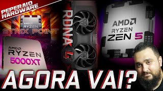 É HOJE! AMD apresenta RYZEN 9000, novos RYZEN 5000 (AM4)? E as RX 8000? Bora conferir ao vivo!