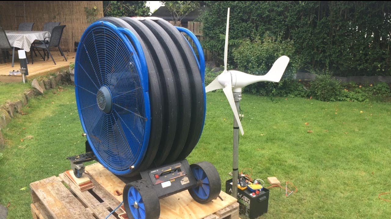 Cater vigtigste Streng 100 Watt Small Wind Turbine output test and review - YouTube