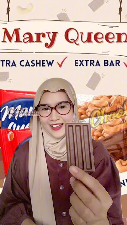 Find then eat MARY QUEEN Chocolate Cashew Nut #shorts #jajanan