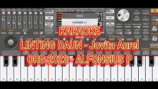 Linting Daon - Jovita Aurel ORG 2023 - Alfonsius p karaoke #karaoke #viral #dangdut