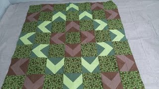 I sew a beautiful patchwork bedspread made of squares. Suitable for beginners by Швейный уголок с Людмилой Зардиновой 120,867 views 1 year ago 6 minutes, 32 seconds