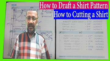 How to draft a shirt pattern | how to cutting a shirt @rmgpm16