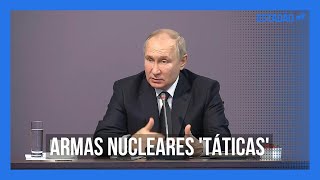 Putin diz que Rússia vai instalar armas nucleares 'táticas' em Belarus
