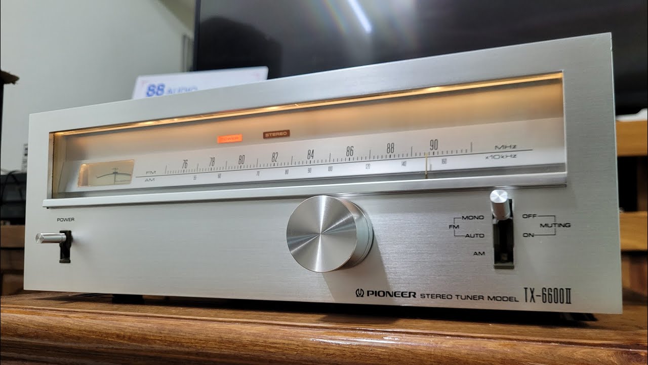 Brand new Pioneer TX-6600ii tunerprice 850k - YouTube