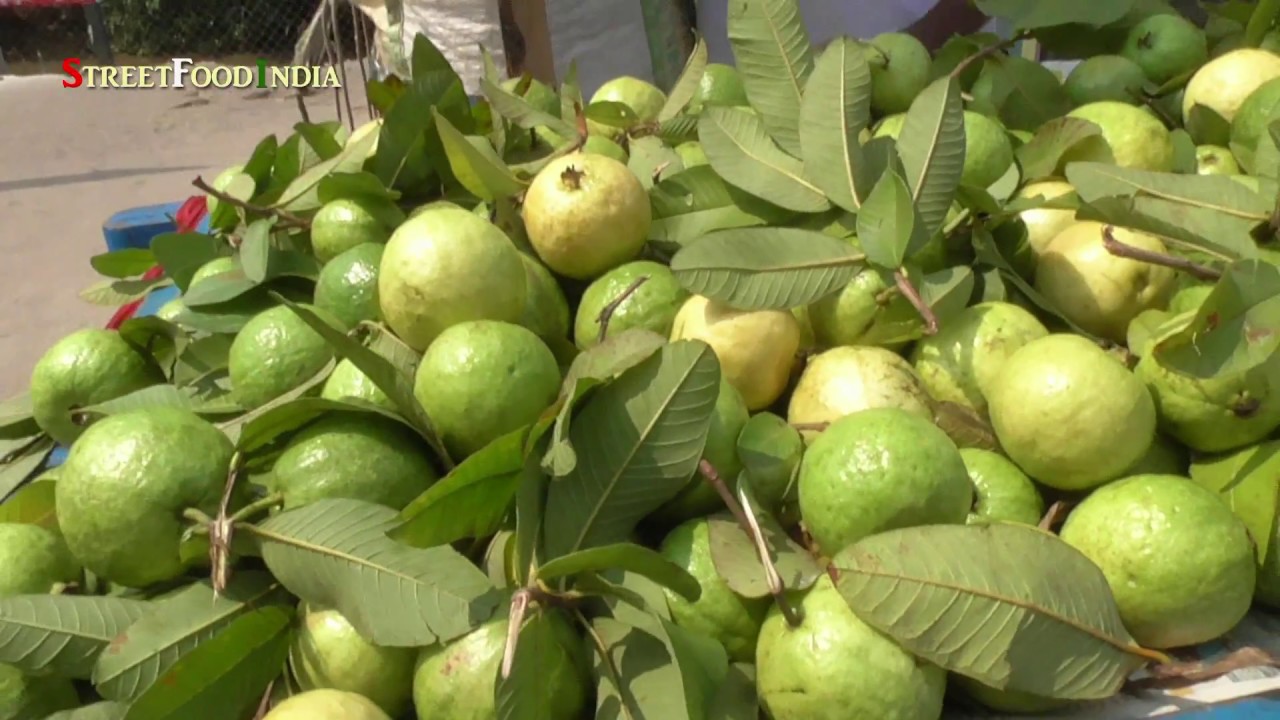 South Indian Streets GUAVA FRUIT Andhra  JAMAKAI  Amalapuram Street Food | Street Food INDIA