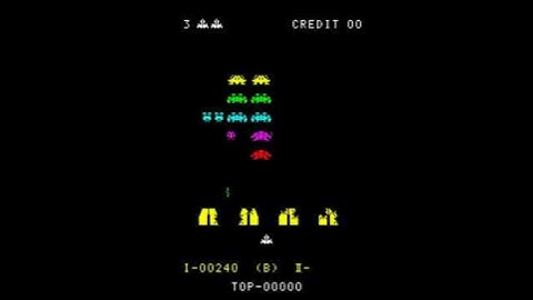 Space Fever High Splitter set 1 MAME Gameplay video Snapshot -Rom name highsplt-