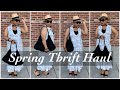 SPRING THRIFT HAUL 2021 | AFFORDABLE CLOTHING HAUL | GIVEAWAY GIVEAWAY INFO
