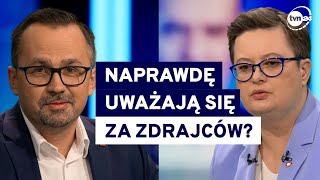 Dyskusja w „Kawie na ławę” toczyła się wokół ostrej retoryki liderów PO i PiS @TVN24