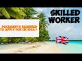 Documents required for UK skilled work Visa! 🇬🇧! वर्क  वीजा के लिए क्या  documents लगते है!!