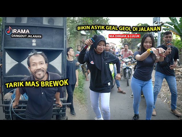 NIA DIRGHA JANJI JOGET ALA JALANAN | SERU SERUAN BERSAMA DANGDUT JALANAN IRAMA DOPANG class=