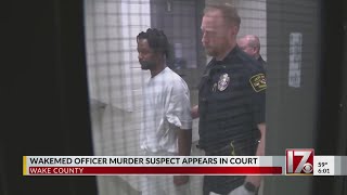WakeMed Garner officer shooting suspect appears in court