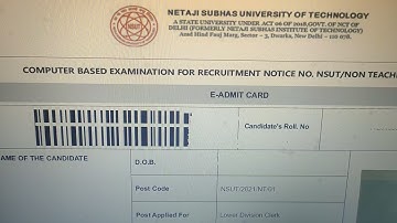NSUT LDC EXAM REVIEW