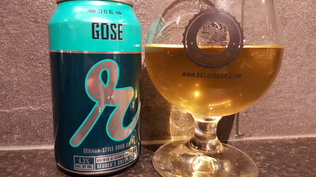 Reuben's Brews Gose German Style Sour Ale | American Craft Beer Review