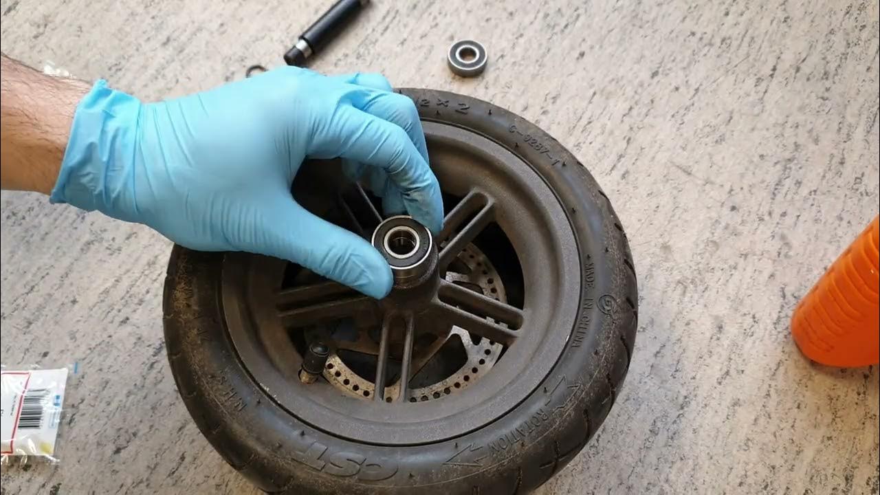 Как снять переднее колесо электросамоката XIAOMI SCOOTER REAR BEARINGS REPLACE XIAOMI САМОКАТ, ЗАМЕНА ЗАДНИХ ПОДШИПНИКОВ -
