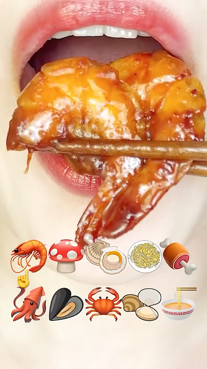 ASMR SPICY SHRIMP 매운 새우 (eating sounds)