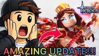 THIS UPDATE IS AMAZING!!!! ROBLOX: SUMMON HEROES!