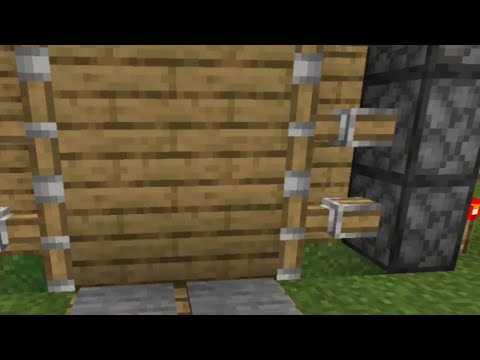 Come Creare una Porta Automatica a Pistoni in Minecraft