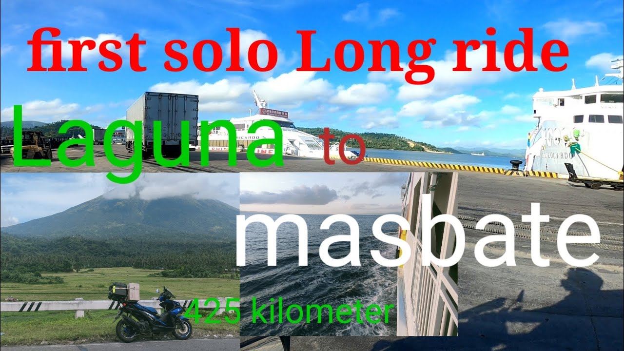 first solo Long ride/laguna to pioduran port albay to masbate province  425 kilometer aerox 155