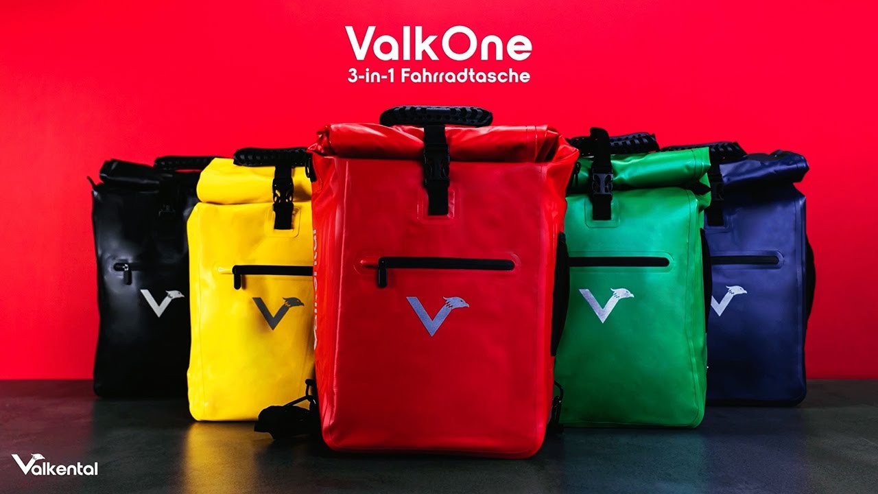 Was kann die ValkOne 3in1 Fahrradtasche? 