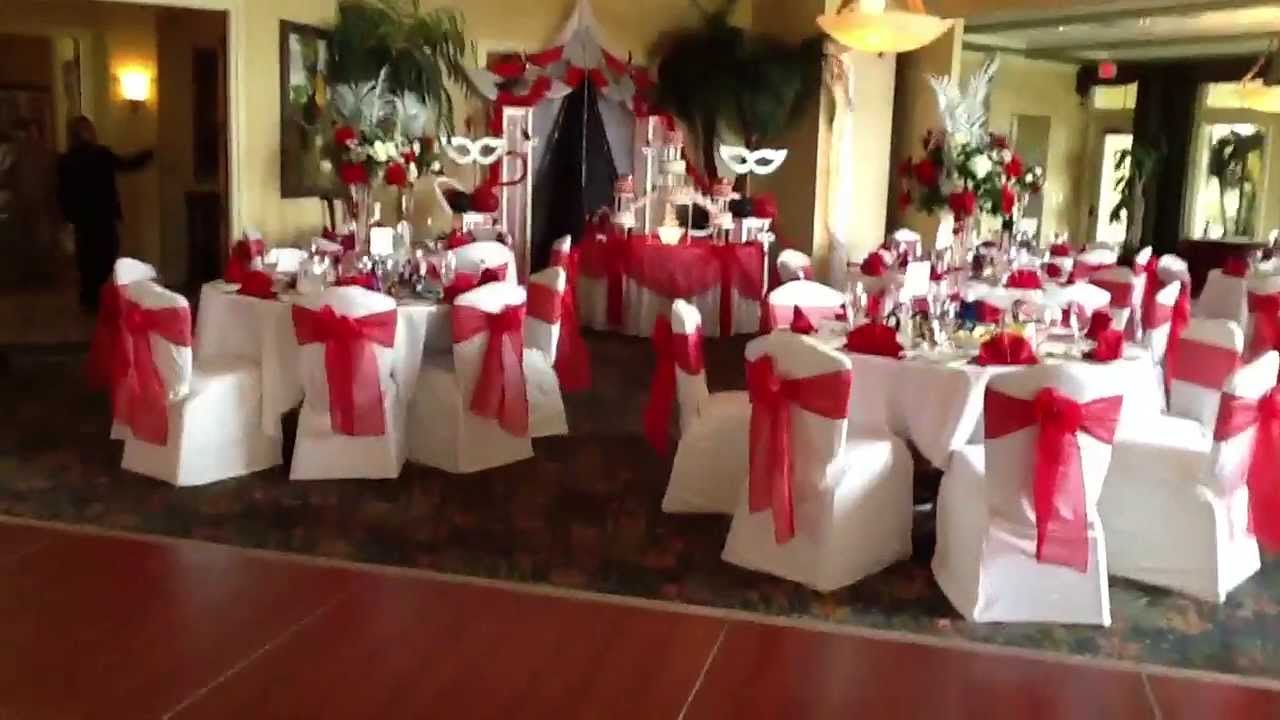 Masquerade Party Theme By Party Professionals Usa Youtube