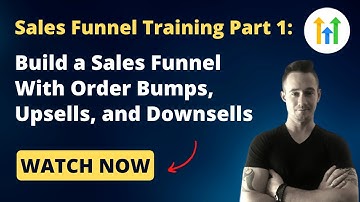 How To Build a GoHighLevel Sales Funnel Part 1 ✅ With Order Bumps, Upsells, and Downsells