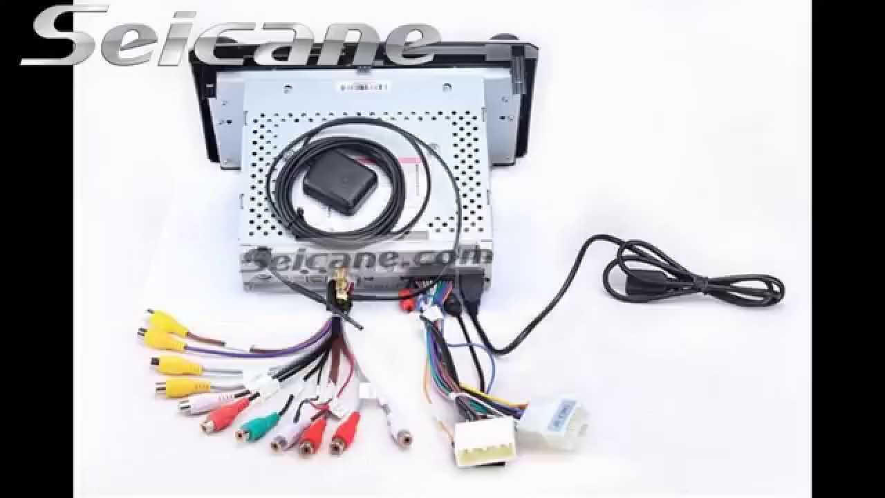 Plug and play 2014 Toyota Tundra dvd player gps navigation with USB