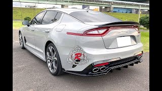 Installation Reference for 2018-2020 Kia Stinger CK STYLE REAR DIFFUSER REAR LIP installation