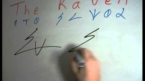 The Raven Movie Tutorial - Dscript 2012 instructional videos