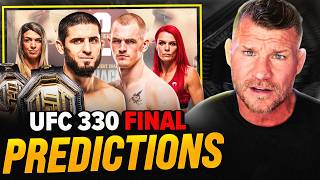 'WHO WINS!?' BISPINg picks UFC 330: Makhachev vs Machado Garry | FINAL PREDICTIONS