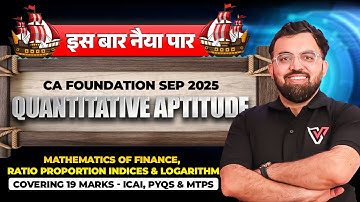 Quantitative Aptitude: Mathematics of Finance | Is Baar Naiya Paar | Rahul Bhutani Sir | Vishwas CA