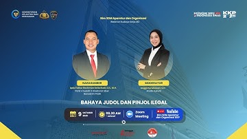 Webinar Budaya Kerja #2 (Sesi 2) Bahaya Judi Online dan Pinjaman Online Ilegal