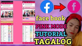 FACE BOOK PINK MODE/TRENDING ON FACEBOOK/PINK THEMES ON FACEBOOK tutorial screenshot 3