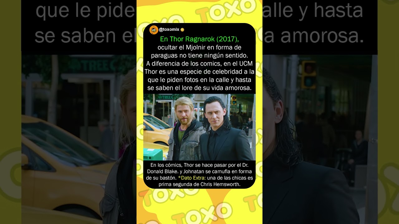En Thor: Ragnarok (2017) #curiosidades